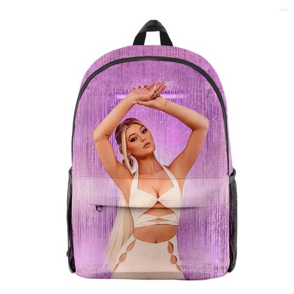 Backpack Creative Novelty Loren Grey Pupil Bookbag Notebook Backpacks 3D Print Oxford Empaterproof Boys / Girls Fashion Travel