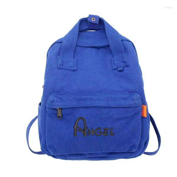 Sac à dos personnalisé en toile lavable, sac à livres avec nom pour filles et garçons du primaire, mode Unique, sac d'école personnalisé, cadeau pour enfants