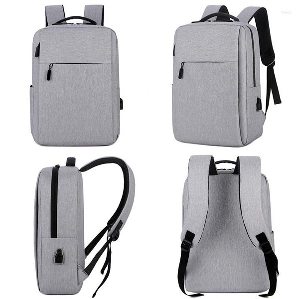 Mochila Personalizar Nylon Trabajo Bolsa para computadora portátil Regalo Hombres de negocios Escuela Mujeres Viajes Impresión informal Po Nombre