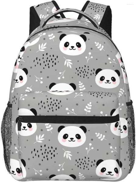 Mochila Lindo Animal Panda Moda Viajes Senderismo Camping Daypack Computadora Mochilas Librero Para Hombres Mujeres