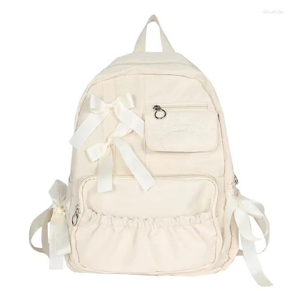 Sac à dos mignon arc école sacs à dos pour adolescentes filles léger Y2K collège étudiant voyage ordinateur portable femmes Kawaii sacs à bandoulière