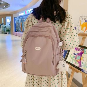Sac à dos mignons filles béthabag mode étanche pour les adolescents kawaii student bookbag noir voyage mochila femme ordinateur portable sac