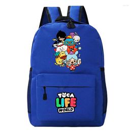 Mochila linda bolsa escolar toca life world kawaii para niña mochila mochila casual coreano mochilas boy bookbag