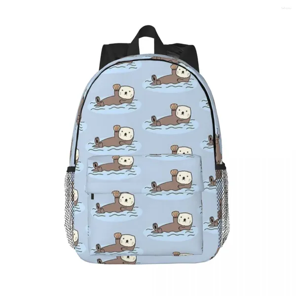 Mochila linda nutria marina mochilas para niñas niñas de niñas de la moda