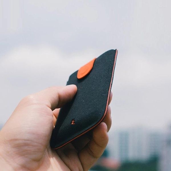 Sac à dos DAX V2 porte-cartes Mini mince Portable porte-affaires tiré hommes femmes portefeuille dégradé couleur 5 cartes porte-monnaie