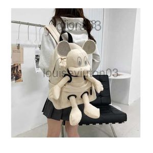 Sac à dos Designer Sac École de basket-ball Mignon Souris Nylon Sac à dos Hommes Femme Fourre-tout Sac à main Messenger Cartoon Doll Nouveau Grand Capaci