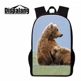 Rugzak dispalang beer voor kinderen schattig dierenpatroon schooltas stijlvolle bookbag girls trendy mochilas jongens bagpack kinderen