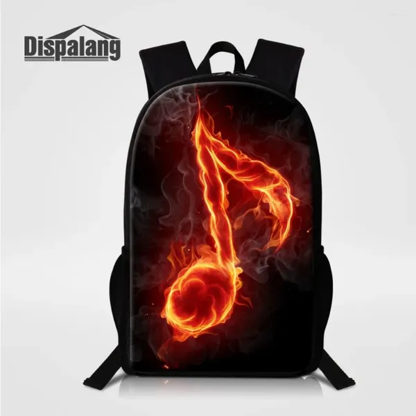 Mochila Dispalang Mochilas livianas con estilo para niños Impresiones de una bolsa escolar más grande de 16 pulgadas en primaria