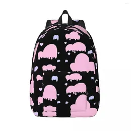 Rugzak drippy wolken pastel gothic esthetische vrouw bookbag waterdichte schoudertas draagbaarheid laptop rucksack schooltassen