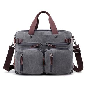 Rugzak duffle vintage reis canvas laptop vrouwelijke multifunctionele tas mannelijke school satchel grote capaciteit casual bagpackbackpack