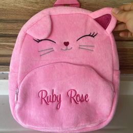 Mochila Bordada de dibujos animados bordados de animales multicolor personalizados personalizados de bocadillo de cheer personalizado personalizado