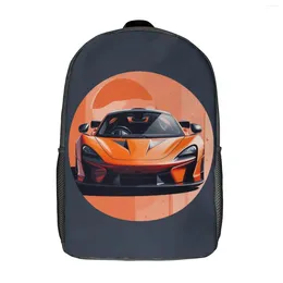 Sac à dos fantastique voiture de sport simple cercle de voyage minimaliste sac à dos masculin sacs masculins sacs de sacles de haute qualité.