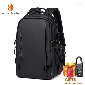 Sac à dos Fashion Antift Sac à écoles à dos Résistant à l'eau Men de voyage de voyage BACS D'ordinateur portable 15,6 pouces Mochila masculine