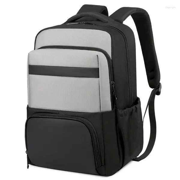 Mochila Moda Casual Hombres de alta calidad Oxford Tela Viaje Escuela Bolsa Elegante Elegante 15 '' Laptop