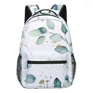 Sac à dos mode hip hop kpop sacs scolaires jeunes unisexes feuilles de voyage 3d imprimé oxford imperméable cahier épaule sac à dos