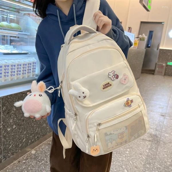 Sac à dos mode kawaii girls schoolbag étudiant imperméable mignon voyage mochila adolescent bookbag lycée sac à bandoulière