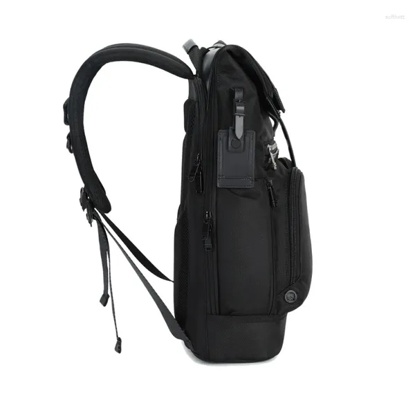 Sac à dos mode luxe pour hommes d'entreprise en nylon nylon de voyage à sac de voyage 15,6 pouces sacs d'étudiants sac à école mochila bolsa