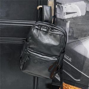 Sac à dos mode hommes femmes luxe en cuir hommes sacs à dos Softback grande capacité voyage sacs à dos unisexe cartables sacs pour ordinateur portable