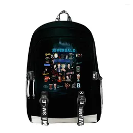 Backpack Fashion TV Riverdale Saison 5 Sacs d'étudiants Sacs Unisexe 3D Impression Oxford Imperproof Notebook Multifonction Backpacks
