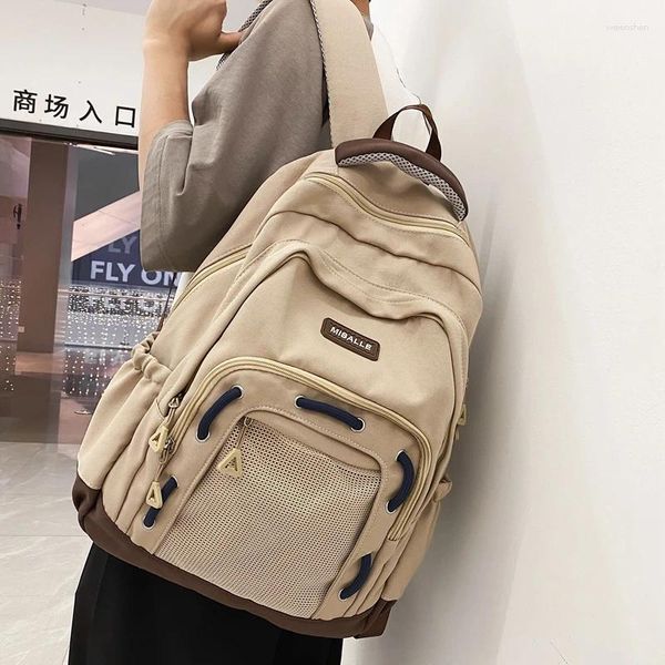 Sac à dos mode femmes grande capacité étanche ordinateur portable unisexe collège sacs d'école à la mode Cool Netbag livre de voyage