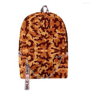 Sac à dos mode jeunesse pour jeunes sacs unisexe camouflage de couleur numérique voyage 3d imprimé oxford imperméable cahier épaule sac à dos