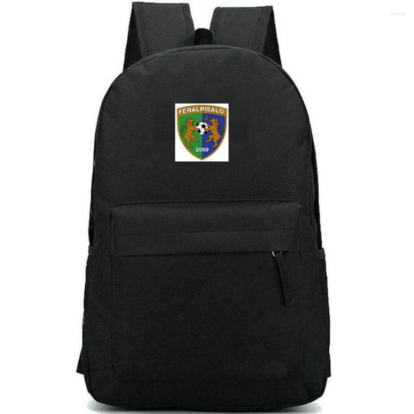 Sac à dos FeralpiSalo Lion Badge Daypack Cartable Sport Sac à dos Italie Satchel Team School Bag Print Day Pack
