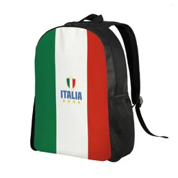 Bandera de mochila de Italia Travel Men Women School Computer Book Bolsa College Student Pack Bolsas