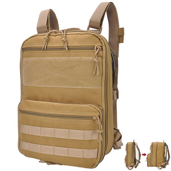 Backpack Flatpack D3 sac à dos tactique armée militaire Molle Airsoft sac à dos chasse en plein air polyvalent assaut gilet sac accessoires 230907