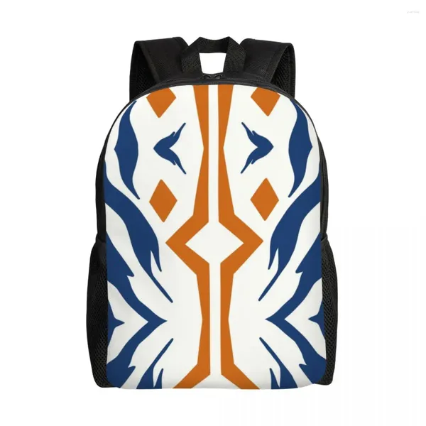 Mochila Fulcrum ahsoka tano cosplay mochilas para niñas chicas ciencia fi fi tribal wars escolar bolsas de viajes de viaje