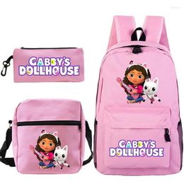 Sac à dos gabby doll housebag bac bagin crayon crayon crayon pour les élèves d'enfants