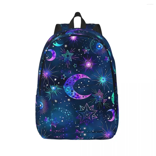 Sac à dos Galaxy Moon Starry Star, sac de voyage unisexe, cartable, cartable Mochila