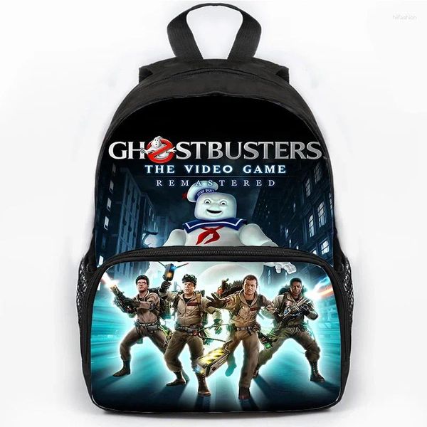 Sac à dos ghostbusters imprime les sacs d'école garçons filles épaule enfants dessin animé sac étanche sac enfant cadeau