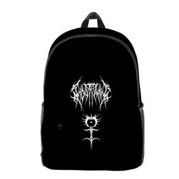 Рюкзак Ghostemane Merch для косплея с 3D-печатью для мужчин и женщин, Оксфордская школьная сумка для девочек-подростков, Travel234m