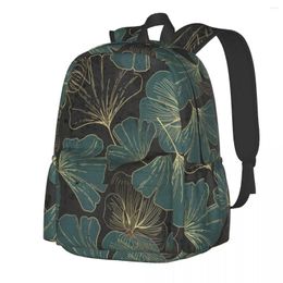 Sac à dos Gingko Biloba feuilles Art Print cyclisme sacs à dos femme Cool sacs d'école coloré sac à dos léger