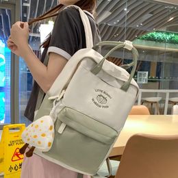 Sac à dos fille rose harajuku kawaii sac de livres pour femmes sacs de voyage sacs femelle mignon ordinateur portable en nylon