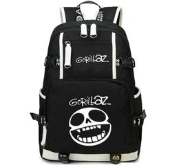 Backpack Gorillaz Demon Day Daypack Rock Bandbag Musique Design Rucksack Satchel Sac Sac d'ordinateur Pack5466434