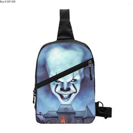 Sac à dos Halloween film d'horreur personnage fronde bandoulière poitrine sac hommes mode Chucky cri épaule pour Camping vélo