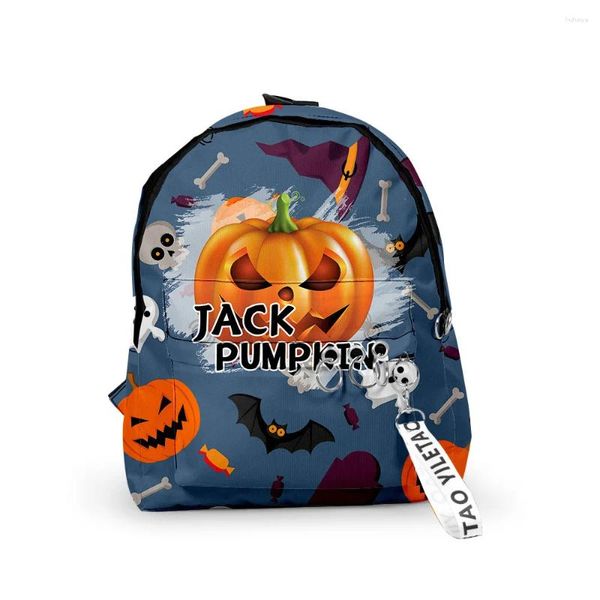 Sac à dos harajuku jack pirmot motif sac école sac mignon sacs de voyage 3d imprimé oxford étanche.