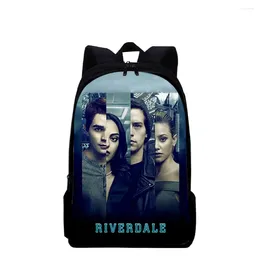 Sac à dos Harajuku TV Riverdale Saison 5 Étudiant Notebook sac à dos sacs d'école 3D Print Oxford Aploreproof Boys / Girls ordinateur portable