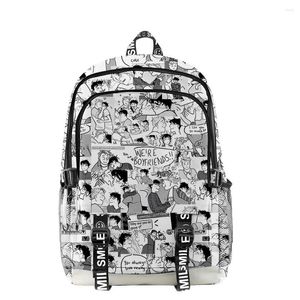 Rugzak hartstopper manga zipper volwassen kinderen schooltas uniek daypack unisex traval