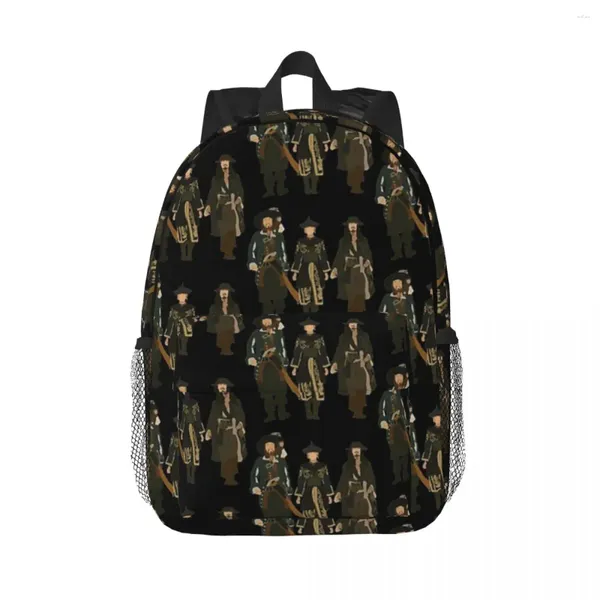 Sac à dos Hector Barbossa Elizabeth Swann Jack Sparrow Boy Girl Bookbag Fashion Children School Sac de voyage