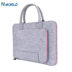 Mochila Bolsa para computadora portátil de alta calidad, funda de fieltro para computadora portátil, funda para computadora portátil, bolsa de transporte con asa para Asus / Lenovo