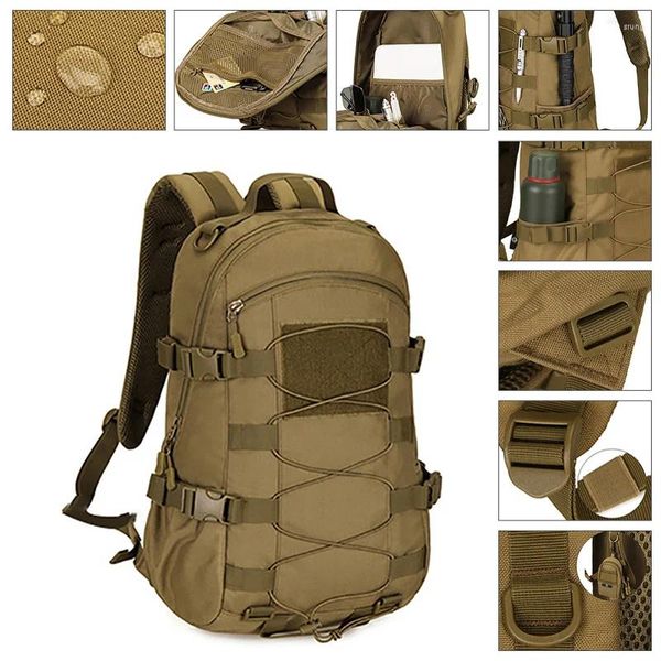 Mochila senderismo Camping mochilas militares tácticas Montañismo al aire libre viaje deportes Oxford bolsa impermeable escalada Y4A