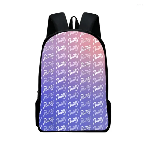 Sac à dos hip hop manteau branché sac à dos hackpacks sacs scolaires runty 3d imprime