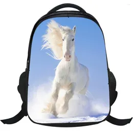 Sac à dos pour horse animal photo jour de jour charmant sac à école cool sac à dos de sac à dos po pack