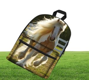 Mochila Caballos de caballos impresos mochilas adolescentes 2021 bolsas escolar
