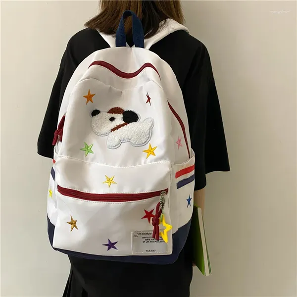 Sac à dos kawaii motifs de chiots sacs scolaires pour les adolescents fashion y2k collèges étudiants de voyage décontractés