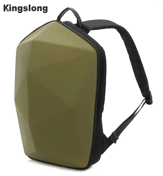 Sac à dos kingslong conception de voyage HOMMES HOMME BACK PACK Shell Hard Shell Eva Anti Vol USB ordinateur portable Business imperméable