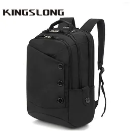 Mochila Kingslong Fashion Bag Laptop para mujeres Trabajo de viaje impermeable