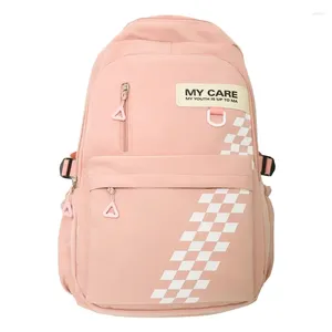 Mochila de la moda coreana Mujeres bolsos de hombro de gran capacidad para laptop de estudiante universitaria mochilas de calidad para adolescentes impermeables mochilas escolares